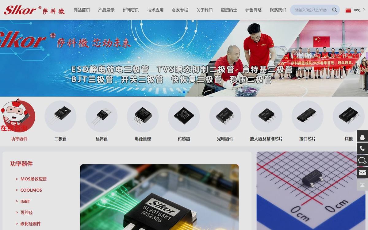 萨科微 Slkor 半导体品牌产品矩阵站 萨科微 Slkor 半导体品牌产品矩阵站